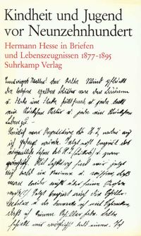 Buch Cover Kindheit und Jugend vor Neunzehnhundert