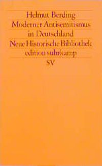 Buch Cover Moderner Antisemitismus in Deutschland