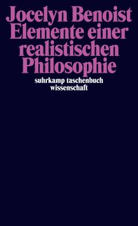 Buch Cover Elemente einer realistischen Philosophie