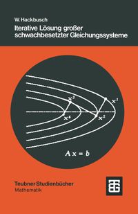 Buch Cover Iterative Lösung großer schwachbesetzter Gleichungssysteme