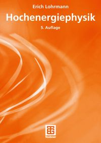 Buch Cover Hochenergiephysik