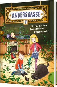 Buch Cover Andersgasse 7 1: Ein Fall für den fantastischen Flusenwutz