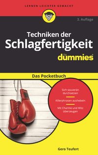 Buch Cover Techniken der Schlagfertigkeit für Dummies Das Pocketbuch