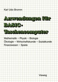 Buch Cover Anwendungen für BASIC-Taschencomputer