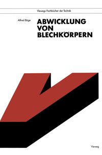 Buch Cover Abwicklung von Blechkörpern