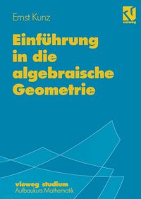 Buch Cover Einführung in die algebraische Geometrie