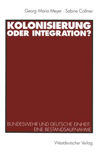 Buch Cover Kolonisierung oder Integration?