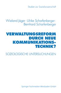 Buch Cover Verwaltungsreform durch Neue Kommunikationstechnik?