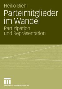 Buch Cover Parteimitglieder im Wandel