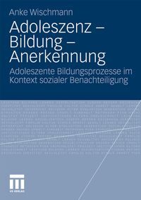 Buch Cover Adoleszenz - Bildung - Anerkennung