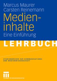 Buch Cover Medieninhalte