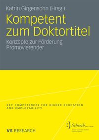 Buch Cover Kompetent zum Doktortitel