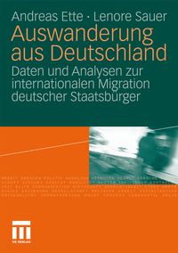 Buch Cover Auswanderung aus Deutschland