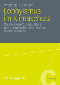 Buch Cover Lobbyismus im Klimaschutz