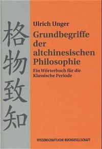 Buch Cover Grundbegriffe der altchinesischen Philosophie