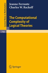 Buch Cover The Computational Complexity of Logical Theories