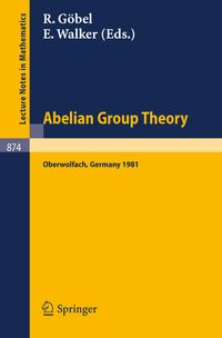 Buch Cover Abelian Group Theory