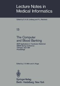 Buch Cover The Computer and Blood Banking