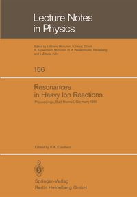 Buch Cover Resonances in Heavy Ion Reactions