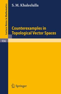 Buch Cover Counterexamples in Topological Vector Spaces
