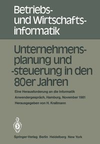Buch Cover Unternehmensplanung und -steuerung in den 80er Jahren