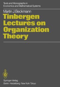 Buch Cover Tinbergen Lectures on Organization Theory