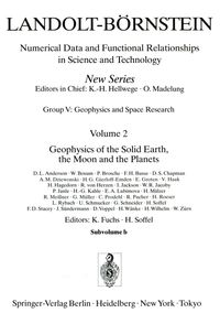 Buch Cover Geophysics of the Solid Earth, the Moon and the Planets