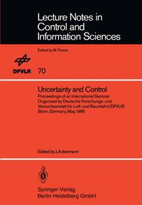 Buch Cover Uncertainty and Control