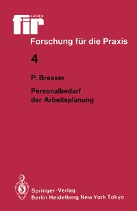 Buch Cover Personalbedarf der Arbeitsplanung