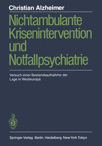 Buch Cover Nichtambulante Krisenintervention und Notfallpsychiatrie
