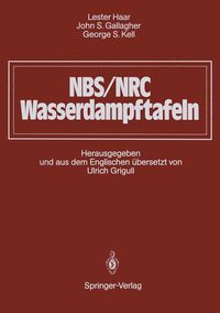 Buch Cover NBS/NRC Wasserdampftafeln