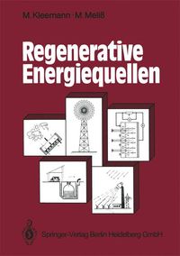 Buch Cover Regenerative Energiequellen