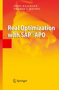Buch Cover Real Optimization with SAP® APO