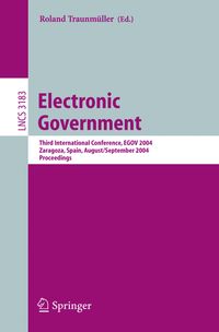 Buch Cover Electronic Government