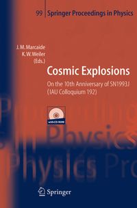 Buch Cover Cosmic Explosions