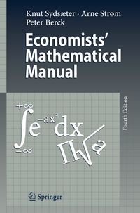 Buch Cover Economists' Mathematical Manual