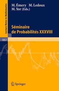Buch Cover Séminaire de Probabilités XXXVIII