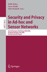 Buch Cover Security and Privacy in Ad-hoc and Sensor Networks