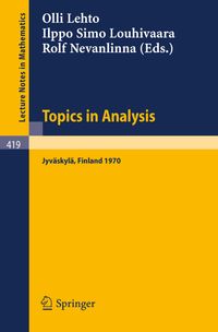 Buch Cover Topics in Analysis