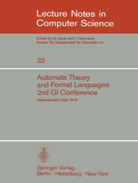 Buch Cover Automata Theory and Formal Languages