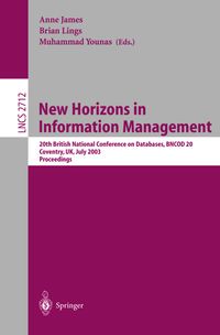 Buch Cover New Horizons in Information Management