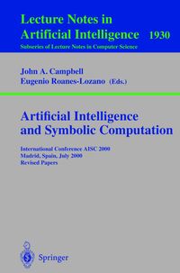 Buch Cover Artificial Intelligence and Symbolic Computation