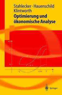 Buch Cover Optimierung und ökonomische Analyse