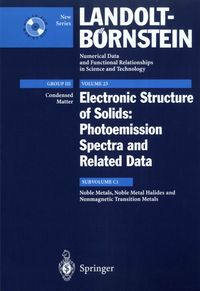 Buch Cover Noble Metals, Noble Metal Halides and Nonmagnetic Transition Metals