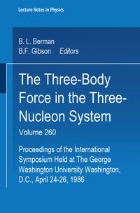 Buch Cover The Three-Body Force in the Three-Nucleon System