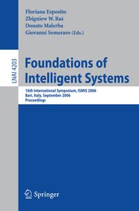 Buch Cover Foundations of Intelligent Systems