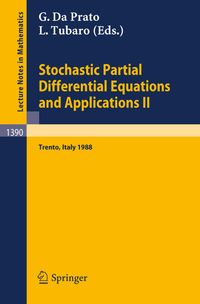 Buch Cover Stochastic Partial Differential Equations and Applications II