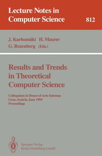 Buch Cover Results and Trends in Theoretical Computer Science