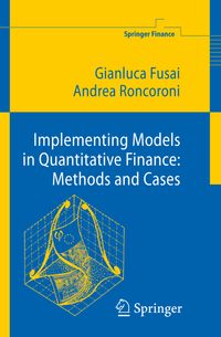 Buch Cover Implementing Models in Quantitative Finance: Methods and Cases
