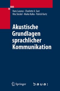 Buch Cover Akustische Grundlagen sprachlicher Kommunikation